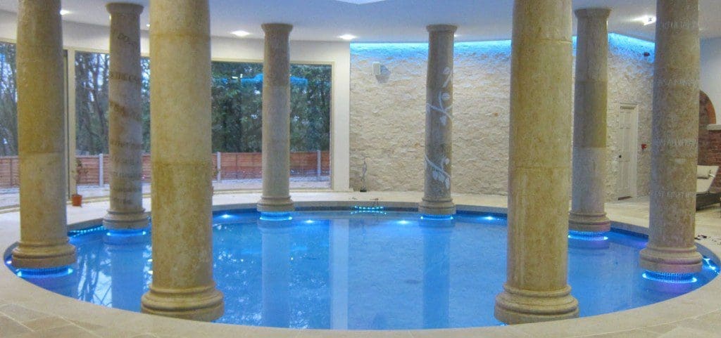 Circular swimming pool